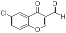 structure of CAS# 42248-31-7, 6-Chloro-4-oxo-4H-chromene-3-carbaldehyde