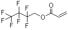 structure of CAS# 424-64-6, 2,2,3,3,4,4,4-Heptafluorobutyl acrylate