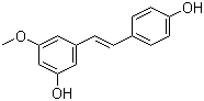 结构式 CAS# 42438-89-1, 松芪; 3-[(1E)-2-(4-羟基苯基)乙烯基]-5-甲氧基苯酚
