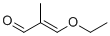 structure of CAS# 42588-57-8, 3-Ethoxymethacrolein;(E)-3-ethoxy-2-methylprop-2-enal