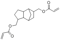 structure of CAS# 42594-17-2, Tricyclodecanedimethanol diacrylate;[8-(prop-2-enoyloxymethyl)-3-tricyclo[5.2.1.02,6]decanyl]methyl prop-2-enoate