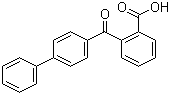 结构式 CAS# 42797-18-2, 2-(4-联苯甲酰基)苯甲酸