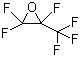 structure of CAS# 428-59-1, Hexafluoropropylene oxide;Hexafluoro-1,2-epoxypropane; 1,2-Epoxy-1,1,2,3,3,3-hexafluoropropane; Trifluoro(trifluoromethyl)oxirane