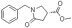 结构式 CAS# 428518-36-9, (3R)-5-氧代-1-(苯基甲基)-3-吡咯烷羧酸甲酯