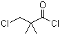 structure of CAS# 4300-97-4, 3-Chloropivaloyl chloride;3-Chloro-2,2-dimethylpropionyl chloride; 3-Chloro-2,2-dimethylpropanoyl chloride