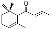 structure of CAS# 43052-87-5, 1-(2,6,6-Trimethyl-cyclohex-2-enyl)-but-2-en-1-one;Damascone alpha