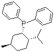 结构式 CAS# 43077-29-8, (S)-新薄荷基二苯基膦