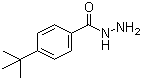 structure of CAS# 43100-38-5, 4-tert-Butylbenzhydrazide;p-tert-Butylbenzohydrazide; 4-tert-Butylbenzoic hydrazide; 4-(tert-Butyl)benzene-1-carbohydrazide