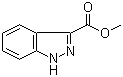structure of CAS# 43120-28-1, Methyl 1H-indazole-3-carboxylate;1H-Indazole-3-carboxylic acid methyl ester