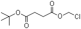 structure of CAS# 432037-43-9, Chloromethyl tert-butyl succinate;Butanedioic acid 1-chloromethyl 4-tert-butyl ester