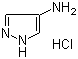 structure of CAS# 4331-28-6, 4-Aminopyrazole hydrochloride;1H-Pyrazol-4-amine hydrochloride
