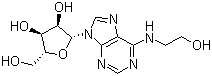 N6-(2-Hydroxyethyl)adenosine molecular structure (CAS 4338-48-1)