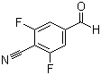 结构式 CAS# 433939-88-9, 4-氰基-3,5-二氟苯甲醛