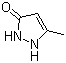 结构式 CAS# 4344-87-0, 3-甲基-3-吡唑啉-5-酮