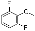 结构式 CAS# 437-82-1, 2,6-二氟苯甲醚
