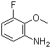3-Fluoro-2-methoxyaniline molecular structure (CAS 437-83-2)