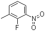 结构式 CAS# 437-86-5, 2-氟-3-硝基甲苯