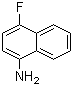structure of CAS# 438-32-4, 4-Fluoro-1-naphthylamine;1-Fluoro-4-aminonaphthalene