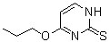structure of CAS# 438219-92-2, 4-Propoxy-2(1H)-pyrimidinethione