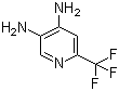 结构式 CAS# 438564-37-5, 6-三氟甲基吡啶-3,4-二胺