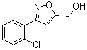 结构式 CAS# 438565-33-4, 3-(2-氯苯基)-5-异恶唑甲醇