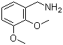 结构式 CAS# 4393-09-3, 2,3-二甲氧基苄胺