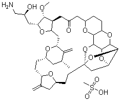 structure of CAS# 441045-17-6, Eribulin mesylate;Halaven