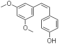 结构式 CAS# 441351-32-2, (Z)-紫檀芪; 4-[(1Z)-2-(3,5-二甲氧基苯基)乙烯基]苯酚