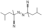 结构式 CAS# 4419-11-8, 偶氮二异庚腈