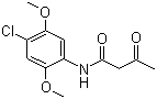 4'-Chloro-2',5'-dimethoxyacetoacetanilide molecular structure (CAS 4433-79-8)