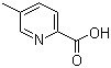 结构式 CAS# 4434-13-3, 5-甲基吡啶-2-羧酸