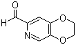 结构式 CAS# 443955-90-6, 2,3-二氢[1,4]二恶并[2,3-c]吡啶-7-甲醛