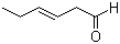 结构式 CAS# 4440-65-7, 3-己烯醛