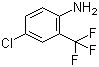 结构式 CAS# 445-03-4, 2-氨基-5-氯三氟甲苯
