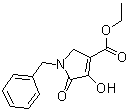 structure of CAS# 4450-98-0, 2,5-Dihydro-4-hydroxy-5-oxo-1-(phenylmethyl)-1H-pyrrole-3-carboxylic acid ethyl ester;EBPC; NSC 229530