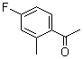 4'-Fluoro-2'-methylacetophenone molecular structure (CAS 446-29-7)