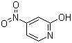 结构式 CAS# 4487-51-8, 2-羟基-4-硝基吡啶