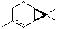 结构式 CAS# 4497-92-1, (+)-2-蒈烯