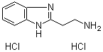 structure of CAS# 4499-07-4, 1H-Benzimidazole-2-ethanamine dihydrochloride;2-(2-Aminoethyl)benzimidazole dihydrochloride