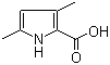 结构式 CAS# 4513-93-3, 3,5-二甲基吡咯-2-羧酸