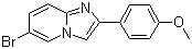 structure of CAS# 452967-40-7, 6-Bromo-2-(4-methoxyphenyl)imidazo[1,2-a]pyridine