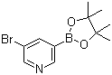 structure of CAS# 452972-13-3, 5-Bromopyridine-3-boronic acid pinacol ester;3-Bromo-5-(4,4,5,5-tetramethyl-[1,3,2]dioxaborolan-2-yl)pyridine