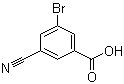 结构式 CAS# 453566-14-8, 3-溴-5-氰基苯甲酸