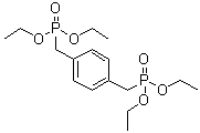 结构式 CAS# 4546-04-7, 1,4-二甲苯亚基双(二乙基膦酸酯)