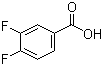 structure of CAS# 455-86-7, 3,4-Difluorobenzoic acid