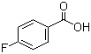 structure of CAS# 456-22-4, 4-Fluorobenzoic acid;p-Fluorobenzoic acid