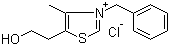 3-Benzyl-5-(2-hydroxyethyl)-4-methylthiazolium chloride molecular structure (CAS 4568-71-2)