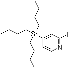 结构式 CAS# 457061-31-3, 2-氟-4-(三丁基锡烷基)吡啶