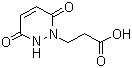 结构式 CAS# 4572-79-6, 3-(3,6-二氧代-3,6-二氢-1(2H)-哒嗪基)丙酸