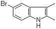 结构式 CAS# 4583-55-5, 5-溴-2,3-二甲基吲哚